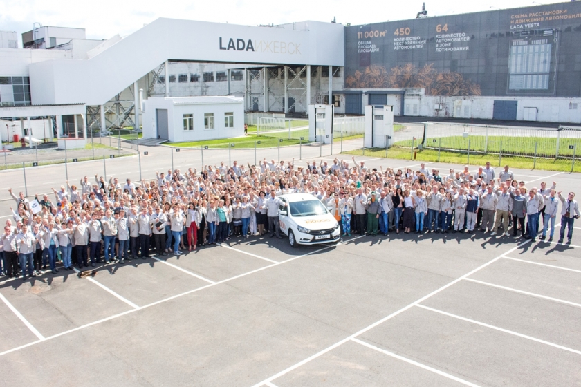 Выпущена 100 000-ая LADA Vesta